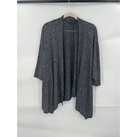 H By Halston Classic Open Front Modern Casual Short Sleeve Women Large Cardigan - Picture 1 of 7